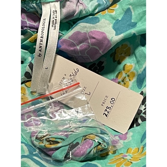 Anthropologie Floral Lounge Jumpsuit- NWT - L - Picture 5 of 12